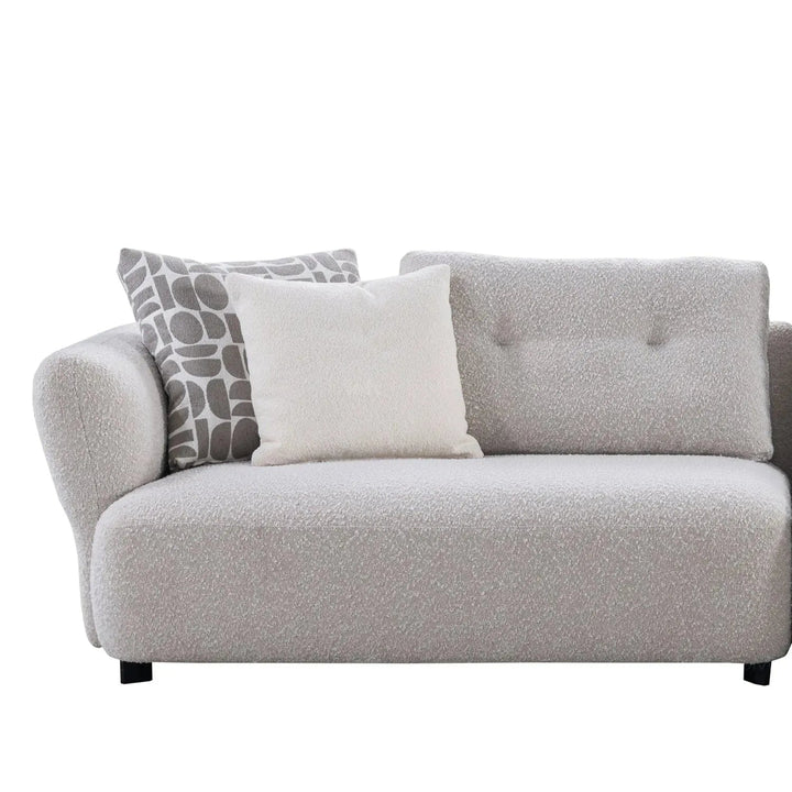 Modern Boucle Fabric 4 Seater Sofa COUCH