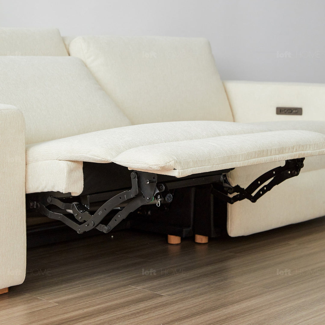 Minimalist Chenille Velvet Fabric Electric Recliner 2 Seater Sofa STRATUS