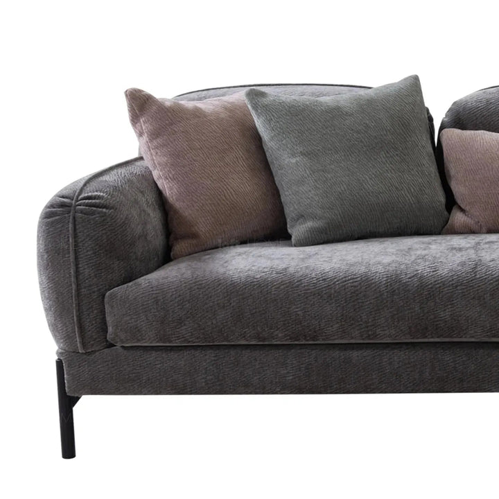 Modern chenille velvet fabric l shape sectional sofa stylish 4+l with context.