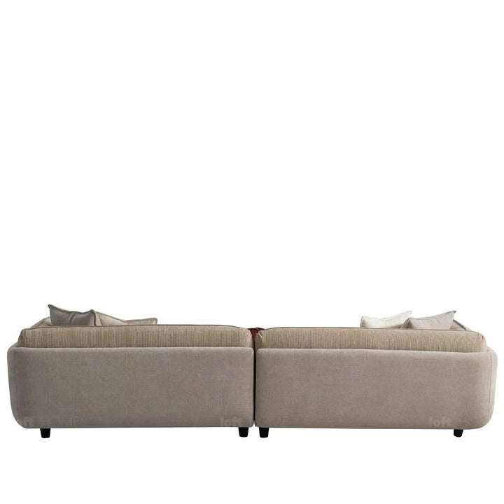 Modern Corduroy Velvet Fabric 4 Seater Sofa FLUFF