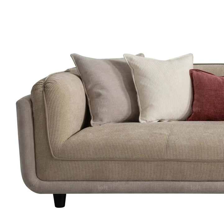 Modern Corduroy Velvet Fabric 4 Seater Sofa FLUFF