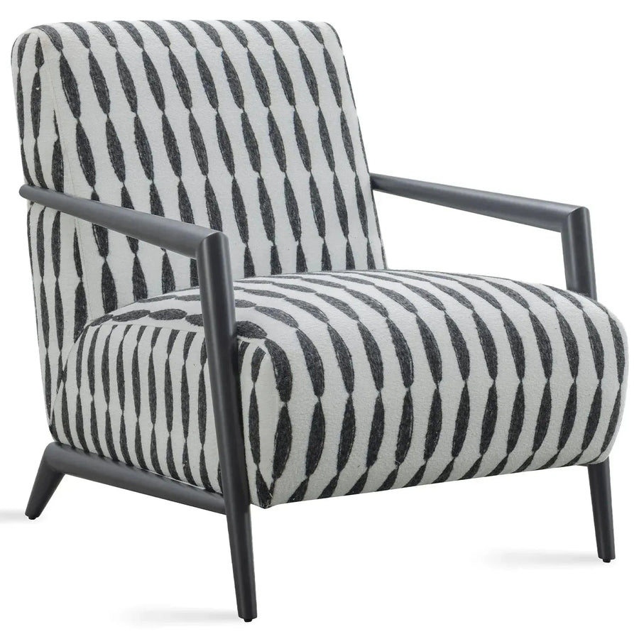 Modern Mixed Weave Fabric 1 Seater Sofa FELDSPAR