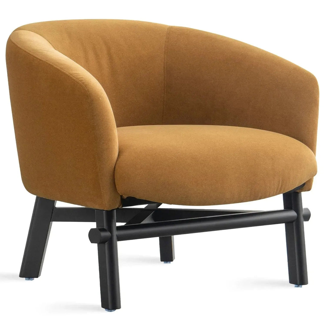 Modern Suede Fabric 1 Seater Sofa GINGE