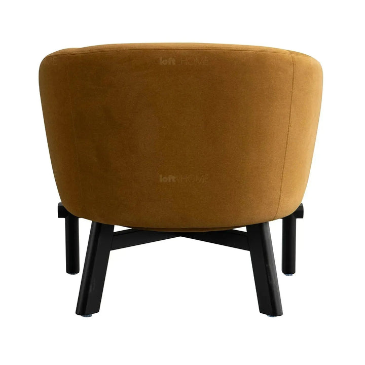 Modern Suede Fabric 1 Seater Sofa GINGE