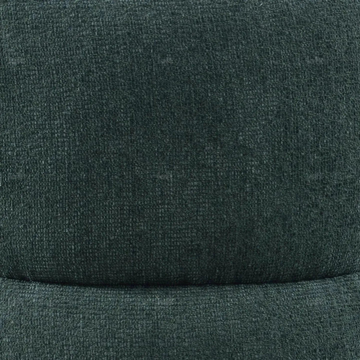 Cream mixed weave fabric revolving 1 seater sofa moss environmental situation.
