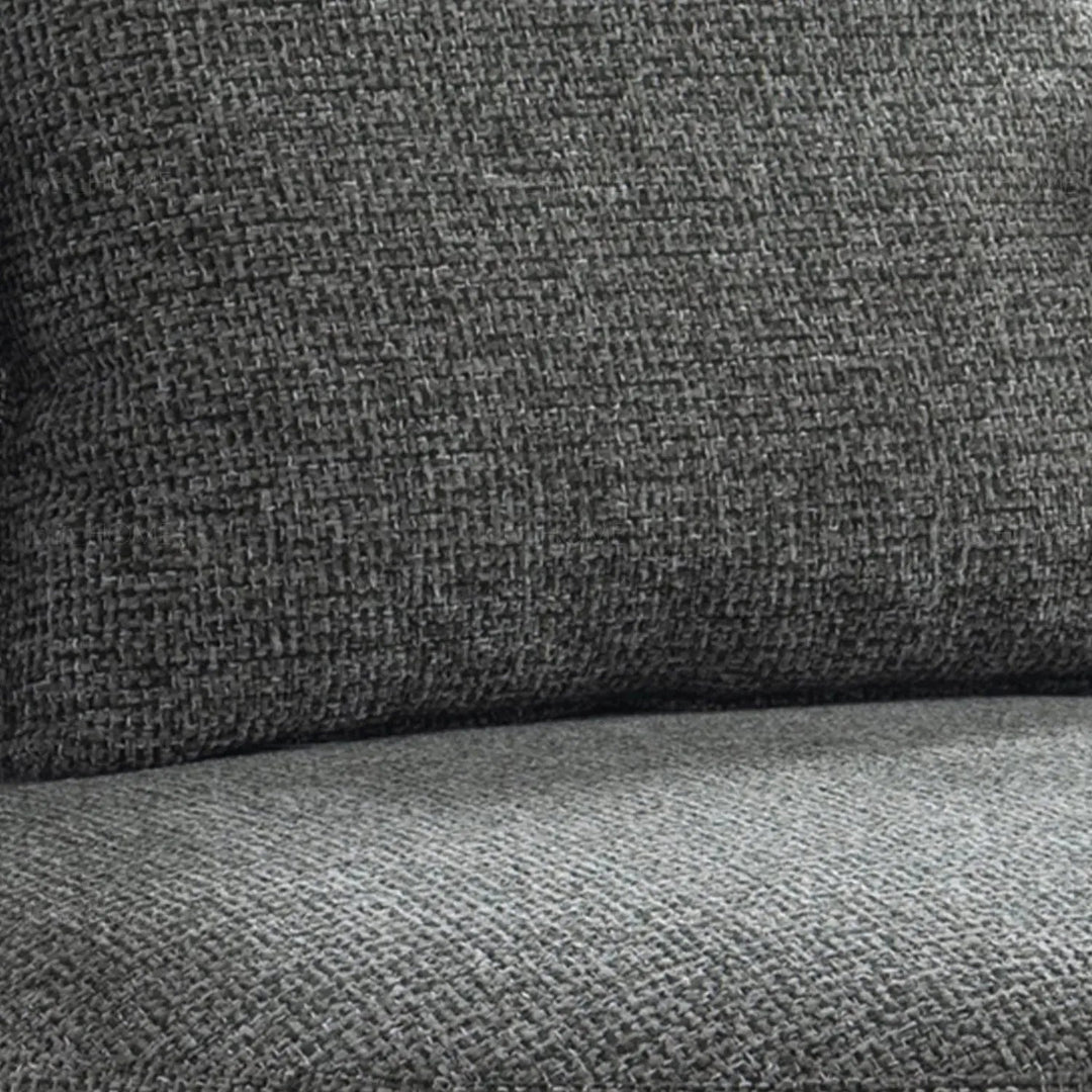 Modern Mixed Weave Fabric 1 Seater Sofa NAVE