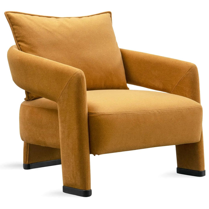 Modern Suede Fabric 1 Seater Sofa PHERAL