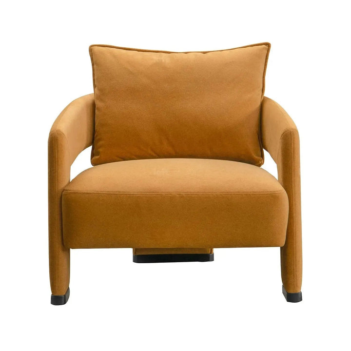 Modern Suede Fabric 1 Seater Sofa PHERAL