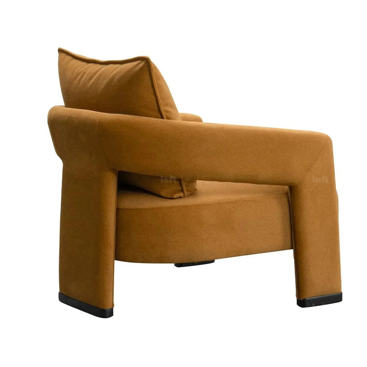 Modern Suede Fabric 1 Seater Sofa PHERAL