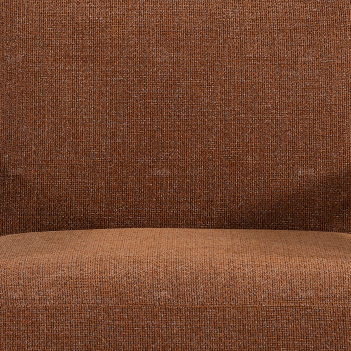 Modern Mixed Weave Fabric 1 Seater Sofa SEMPRE Color Swatches