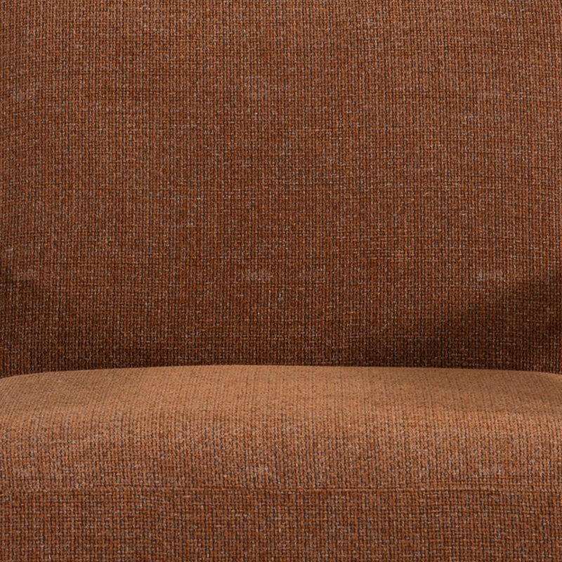 Modern Mixed Weave Fabric 1 Seater Sofa SEMPRE Color Swatches