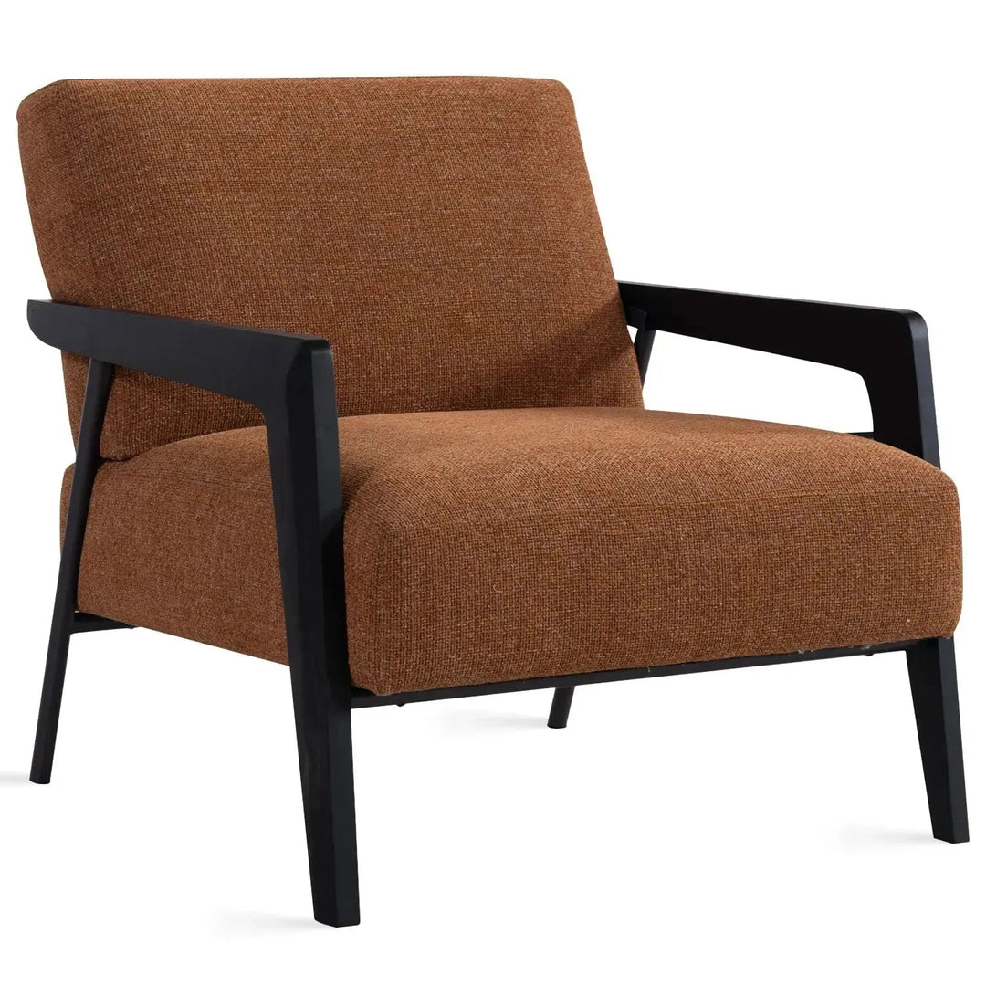 Modern Mixed Weave Fabric 1 Seater Sofa SEMPRE