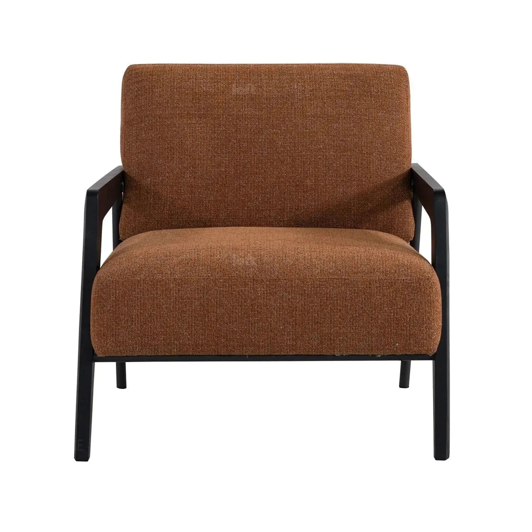 Modern Mixed Weave Fabric 1 Seater Sofa SEMPRE