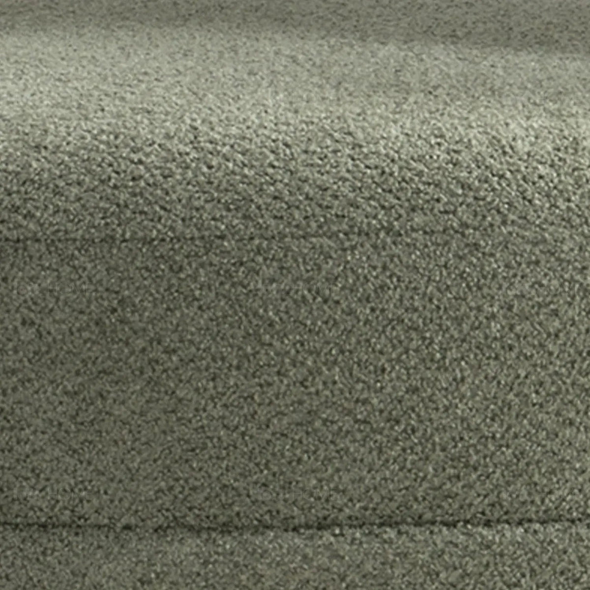 Modern mixed weave fabric 1 seater sofa yard in panoramic view.