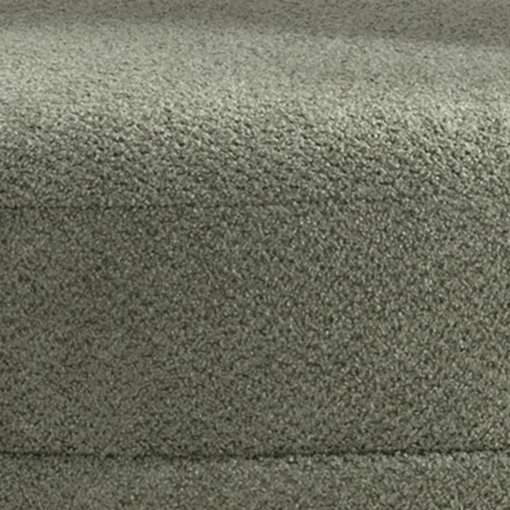 Modern mixed weave fabric 1 seater sofa yard in panoramic view.