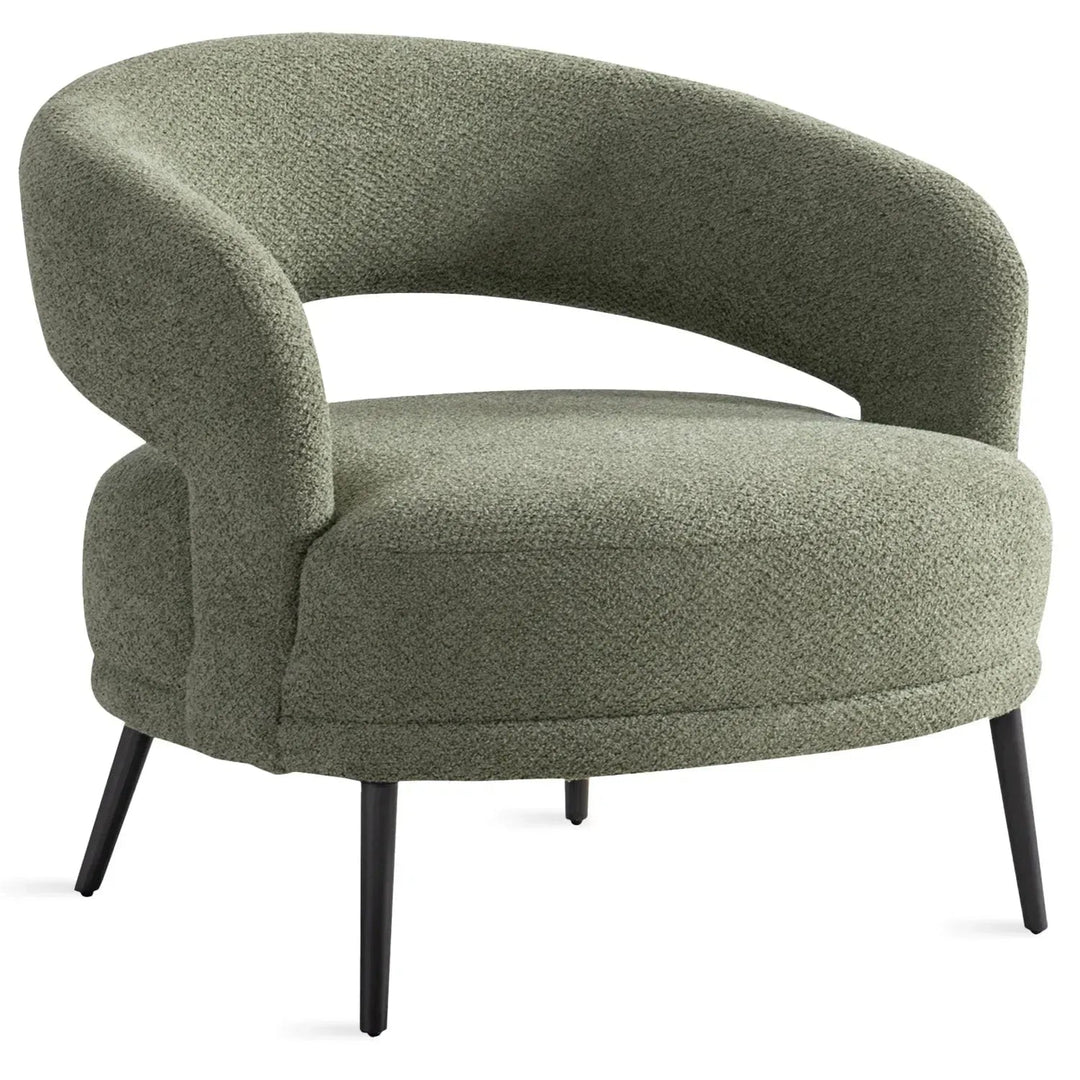 Modern Mixed Weave Fabric 1 Seater Sofa YARD