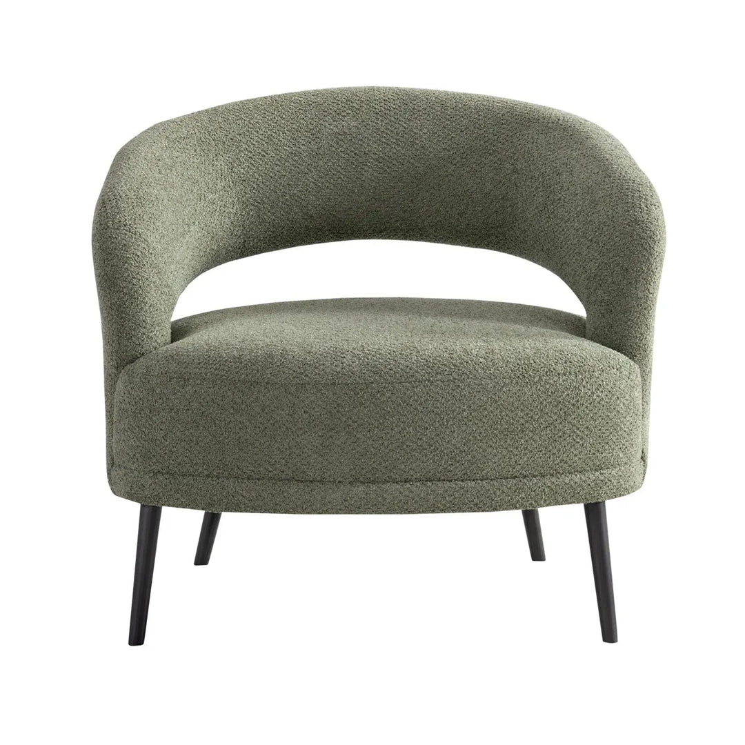 Modern Mixed Weave Fabric 1 Seater Sofa YARD