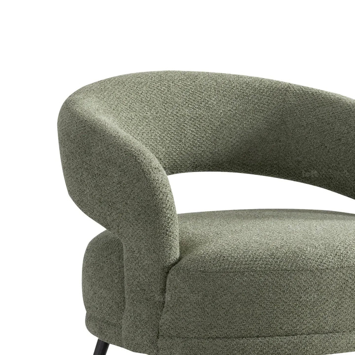 Modern Mixed Weave Fabric 1 Seater Sofa YARD