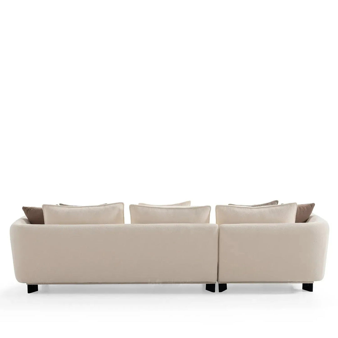 Modern fabric 4 seater sofa angler detail 2.