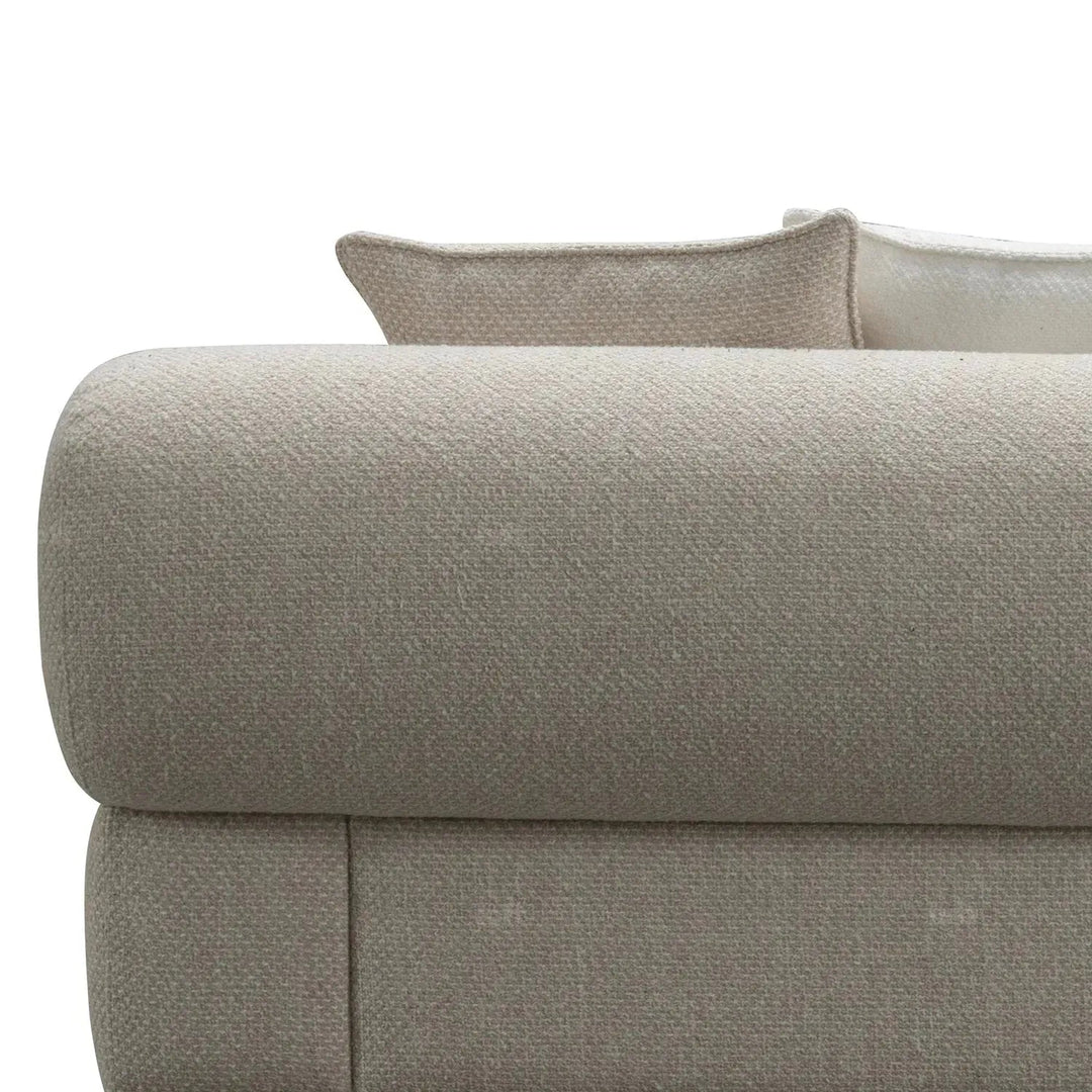 Modern Mixed Weave Fabric 4 Seater Sofa ENCH