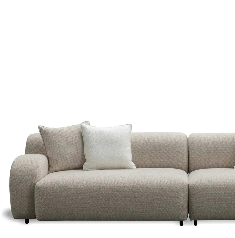 Modern Mixed Weave Fabric 4 Seater Sofa ENCH Good to Know Preview-1