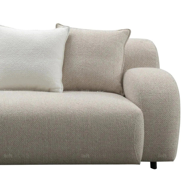 Modern Mixed Weave Fabric 4 Seater Sofa ENCH