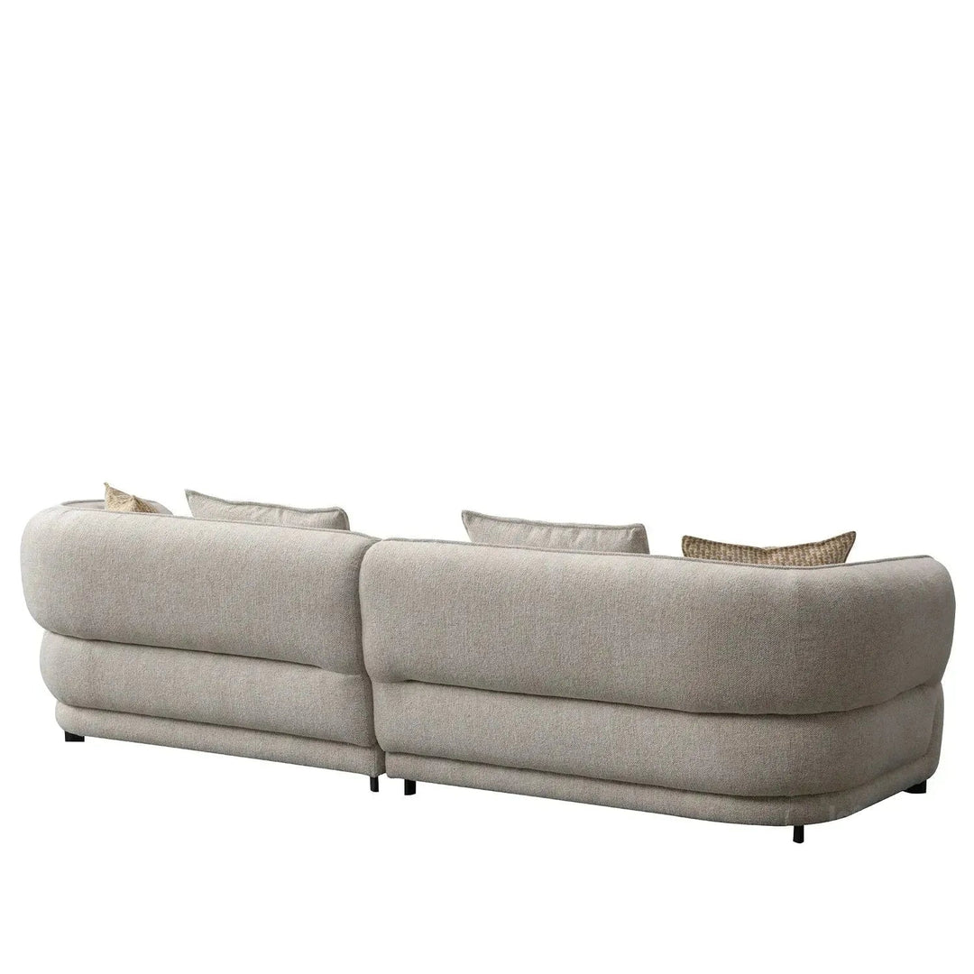 Modern Mixed Weave Fabric 4 Seater Sofa MANOR