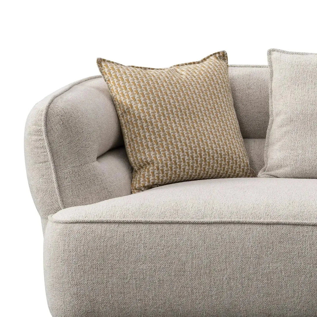 Modern Mixed Weave Fabric 4 Seater Sofa MANOR