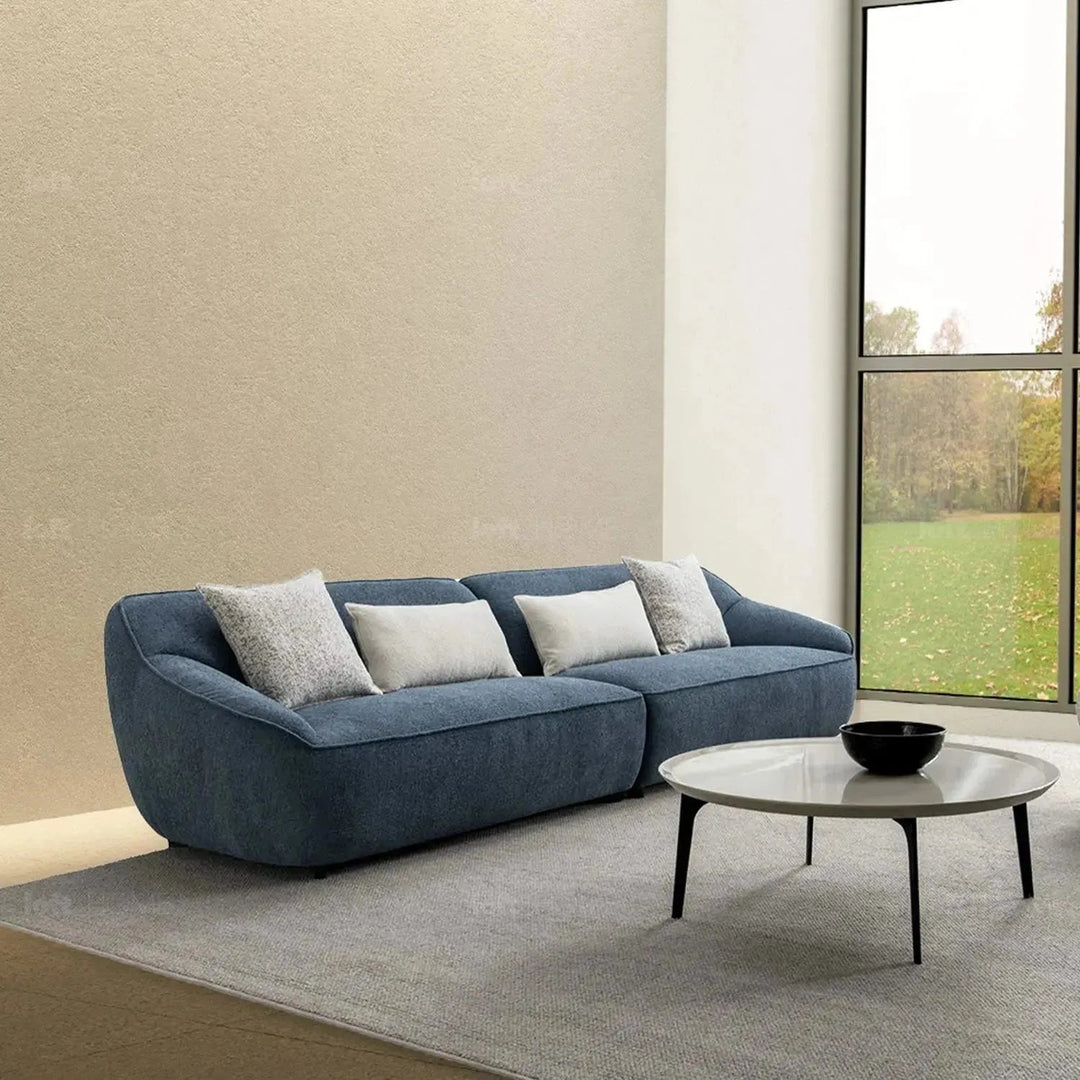 Modern Mixed Weave Fabric 4 Seater Sofa NEP