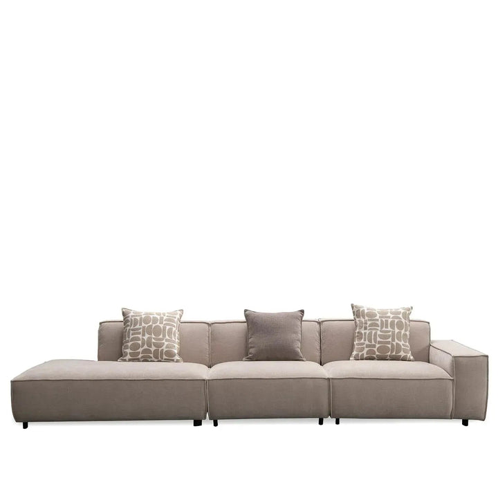 Minimalist Mixed Weave Fabric 5 Seater Sofa GLADE