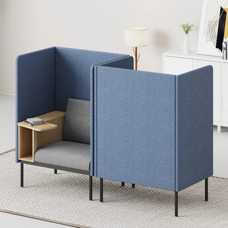 Minimalist Fabric Highback 1 Seater Sofa SANTO Good to Know Preview-1