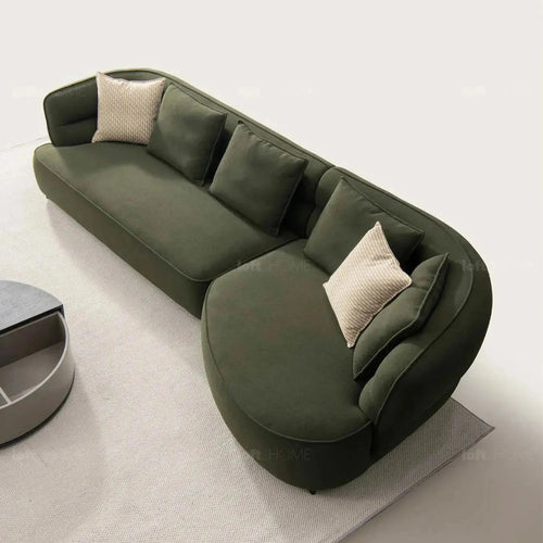Modern Sherpa Fabric L Shape Sectional Sofa FORES 3+L Good to Know Preview-1