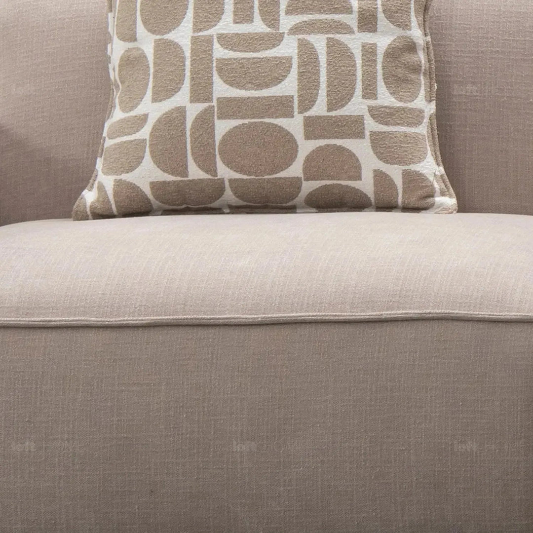 Minimalist mixed weave fabric l shape sectional sofa glade 3+ottoman+l environmental situation.