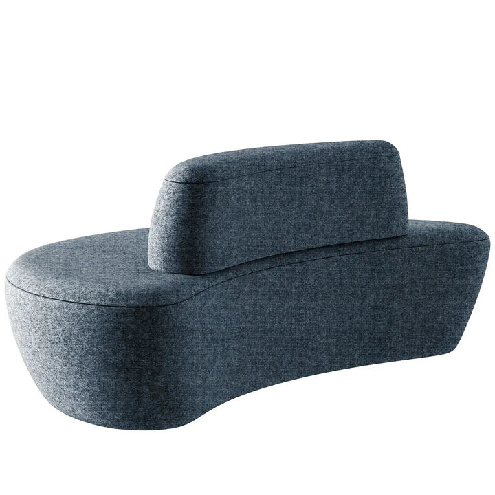 Contemporary fabric modular 3 seater sofa moon detail 10.