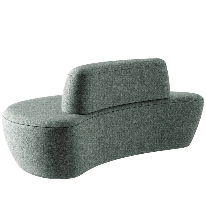 Contemporary fabric modular 3 seater sofa moon detail 12.