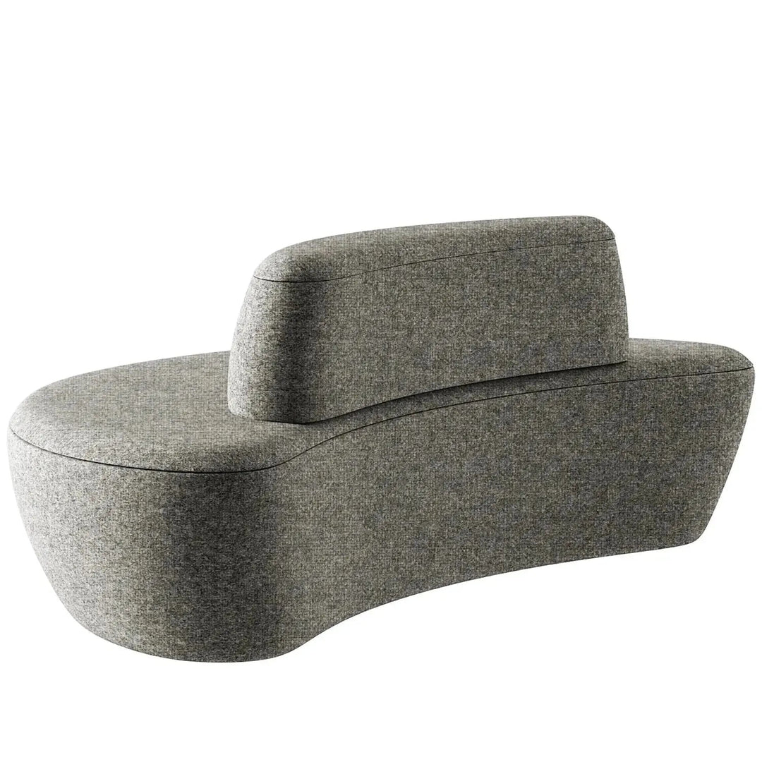 Contemporary fabric modular 3 seater sofa moon detail 15.