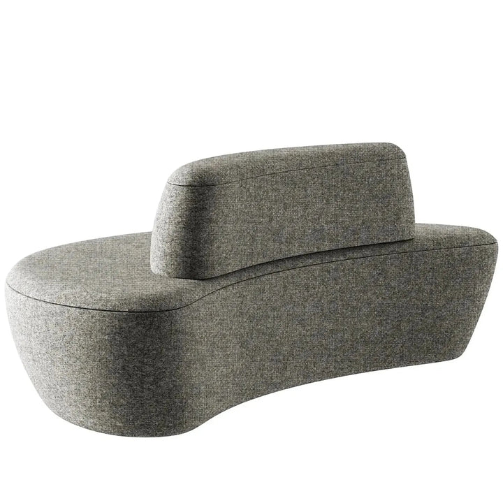 Contemporary fabric modular 3 seater sofa moon detail 15.