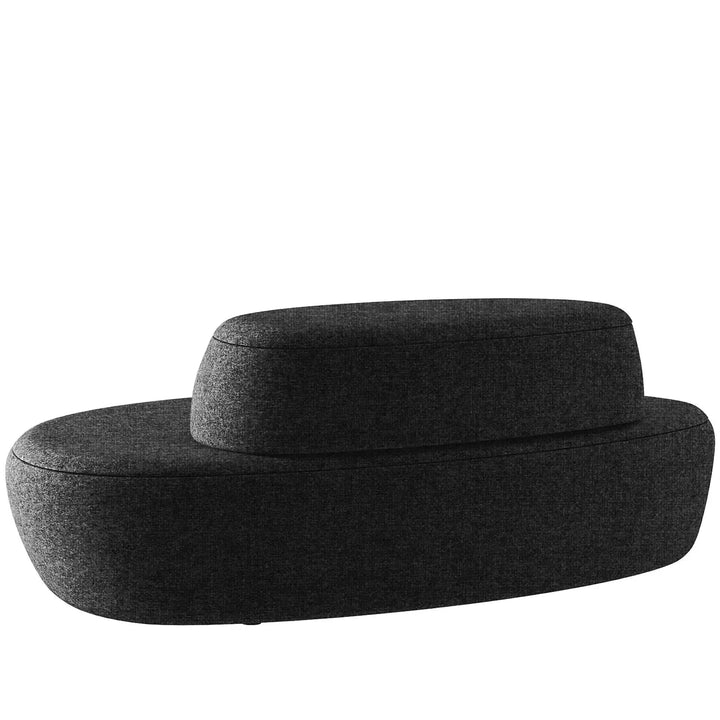 Contemporary fabric modular 3 seater sofa moon detail 20.