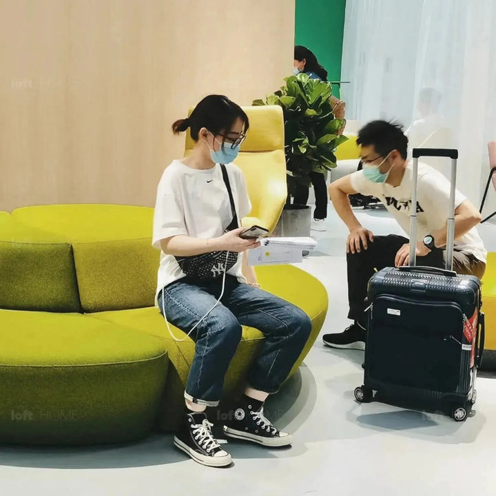 Contemporary Fabric Modular 3 Seater Sofa MOON