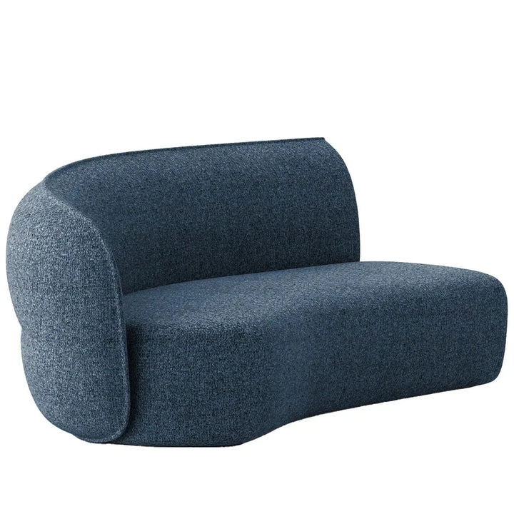 Minimalist fabric modular curved armrest corner 2 seater sofa pod detail 22.