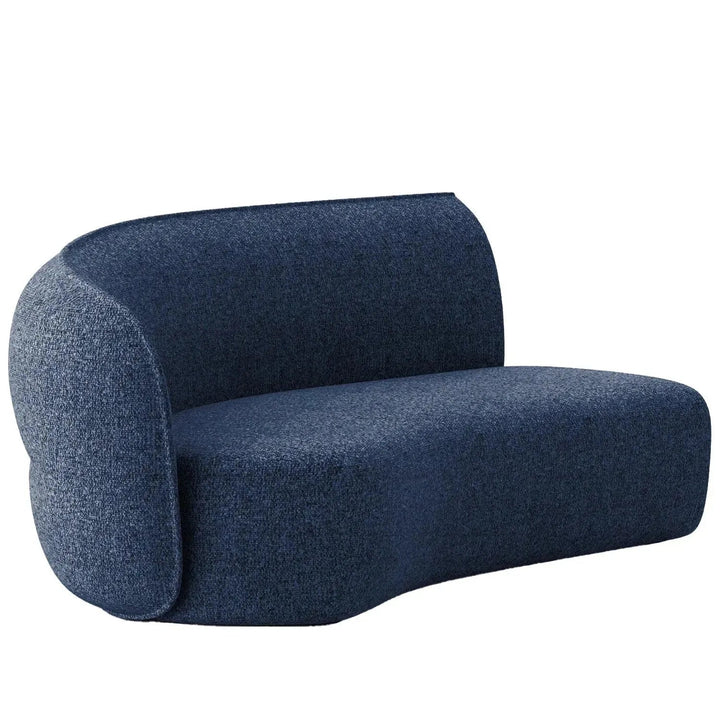 Minimalist fabric modular curved armrest corner 2 seater sofa pod detail 27.