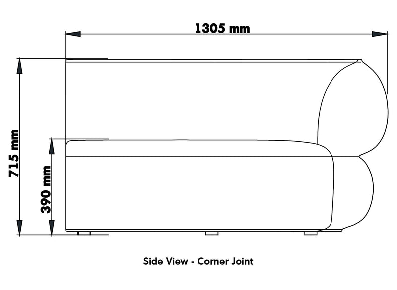 Minimalist Fabric Modular Joint Connection Sofa POD Size Chart_2