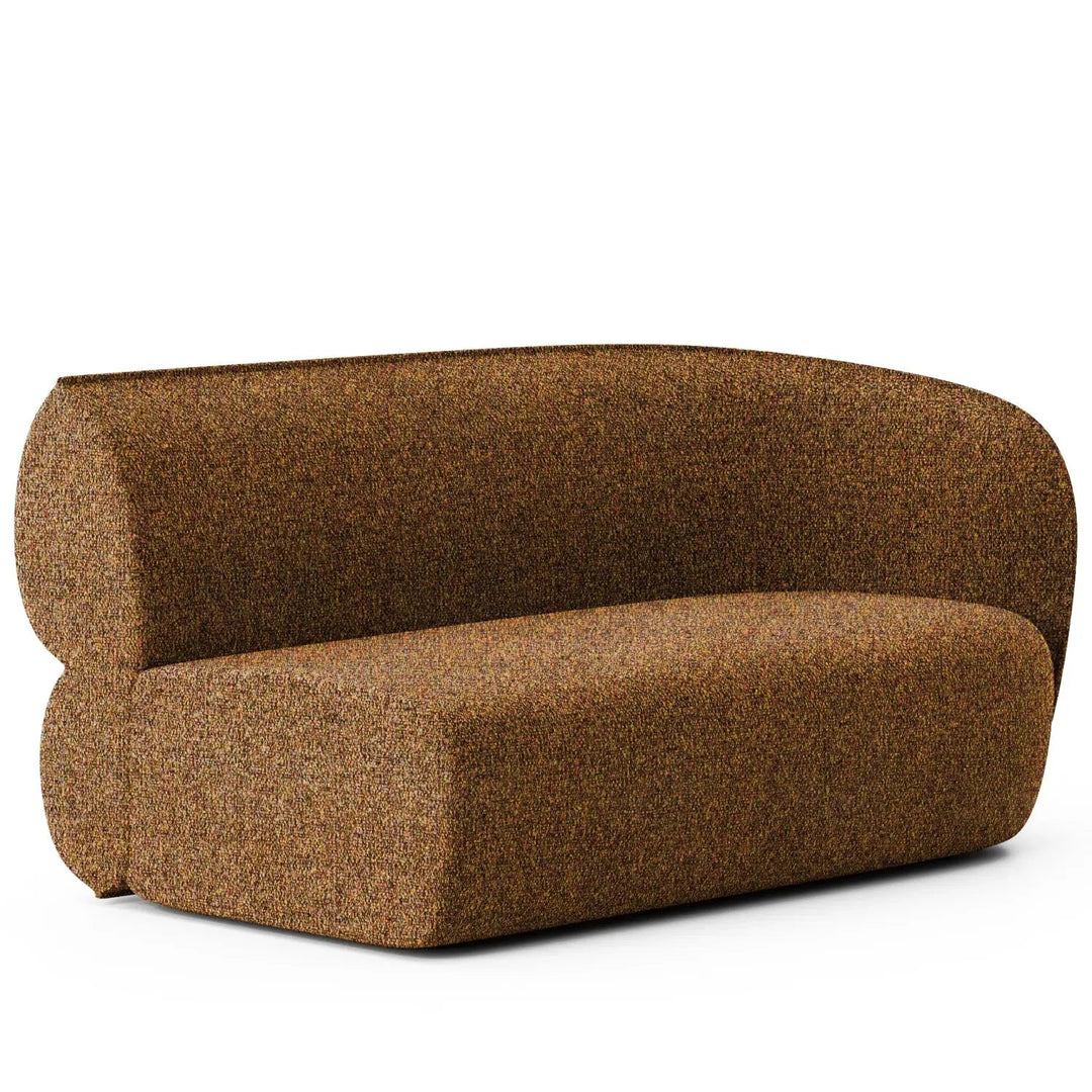 Minimalist fabric modular straight armrest 2 seater sofa pod detail 17.
