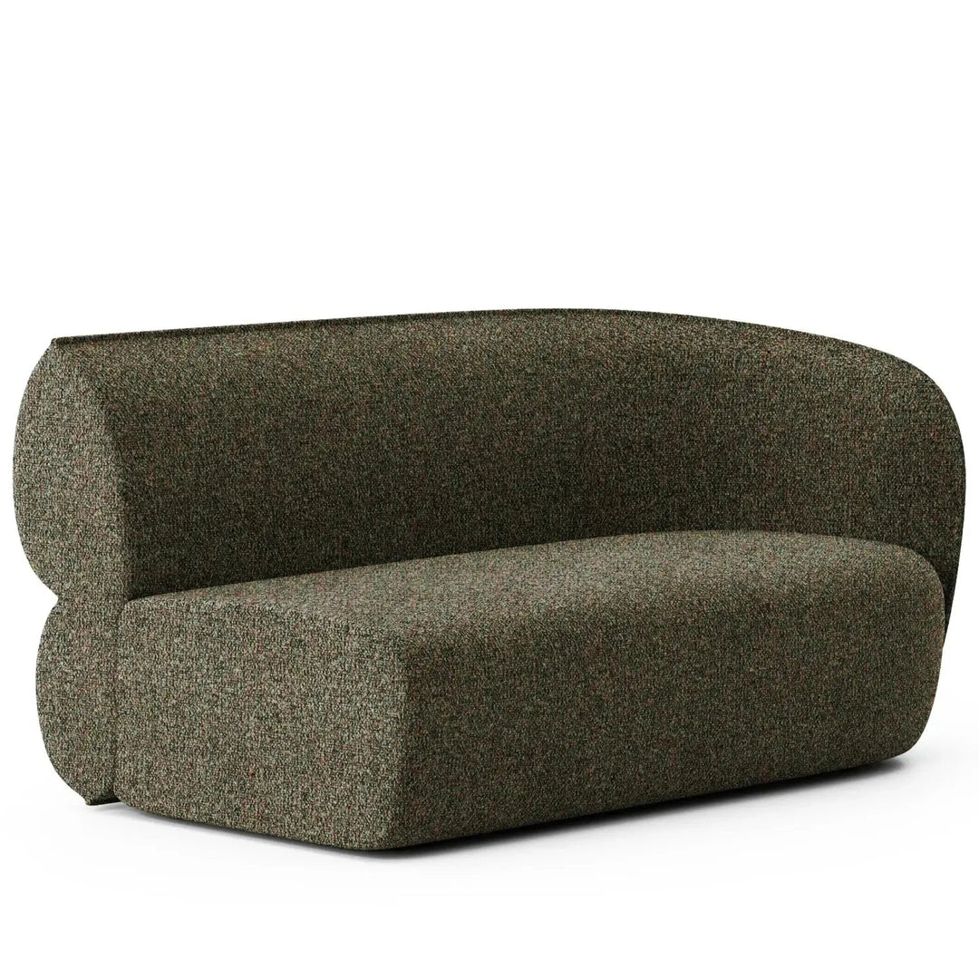 Minimalist fabric modular straight armrest 2 seater sofa pod detail 19.