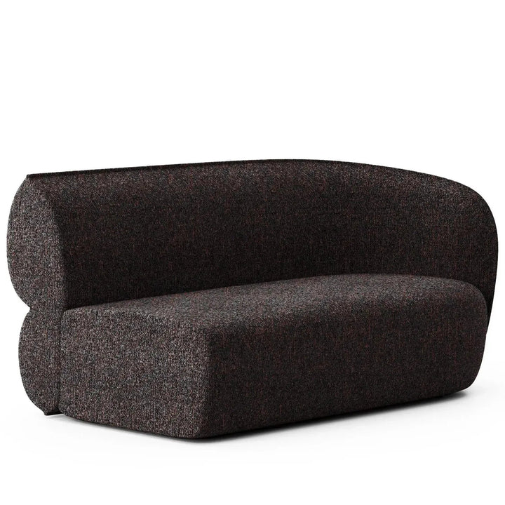 Minimalist Fabric Modular Straight Armrest 2 Seater Sofa POD