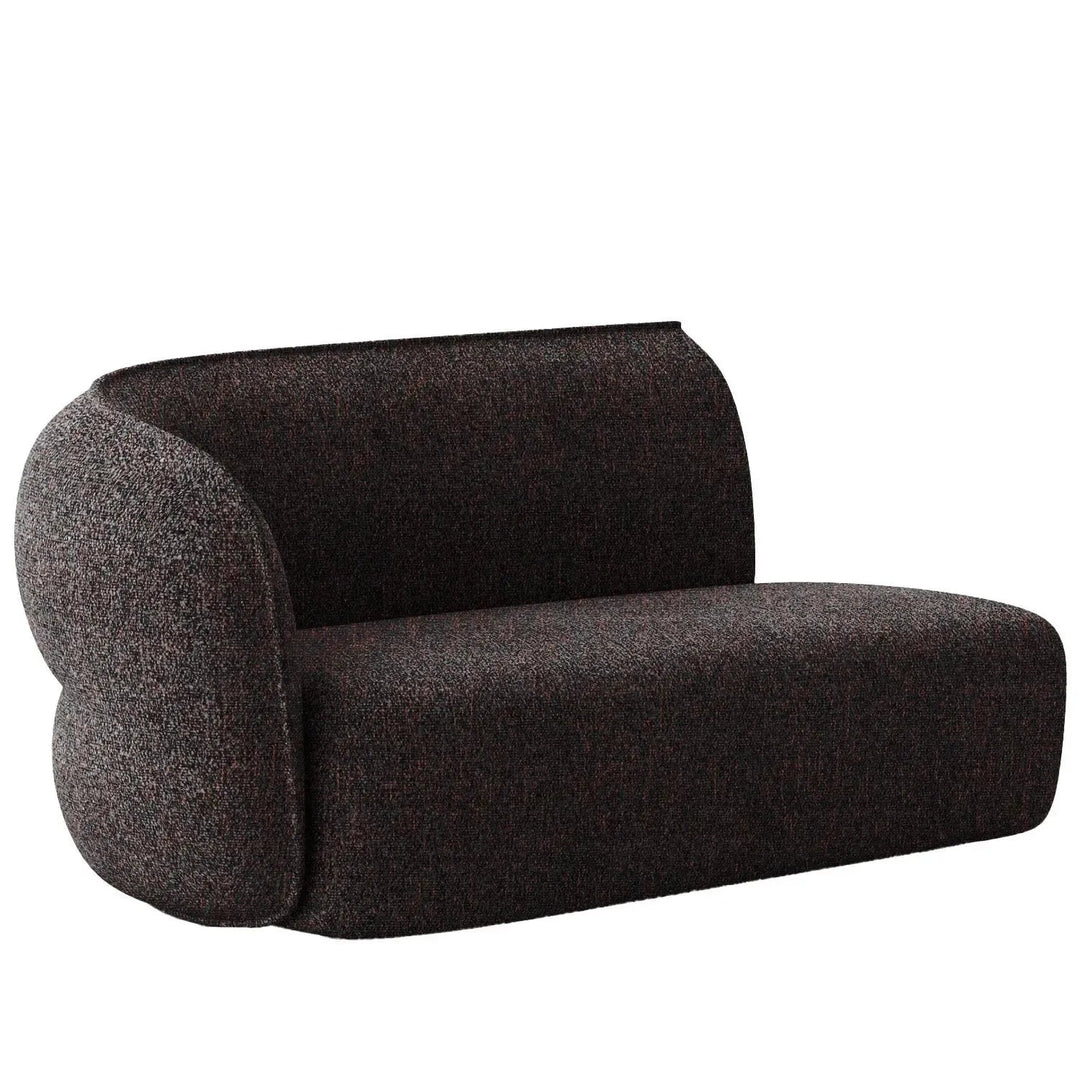 Minimalist Fabric Modular Straight Armrest 2 Seater Sofa POD