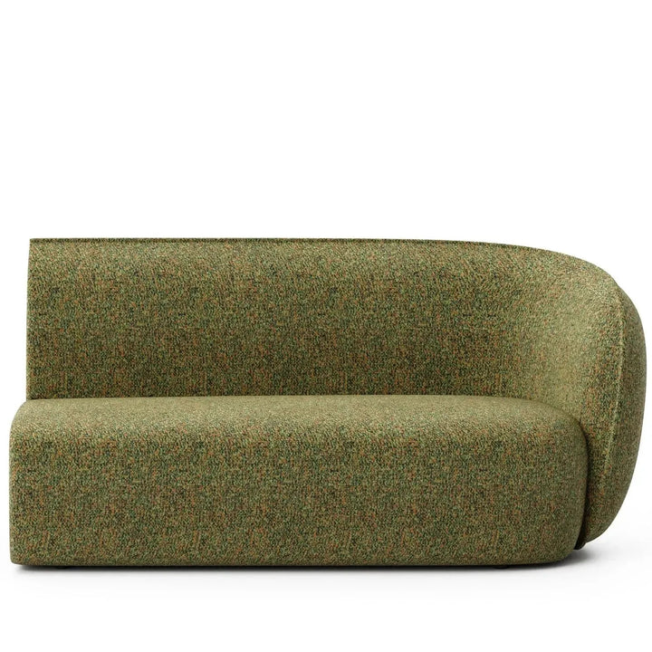 Minimalist Fabric Modular Straight Armrest 2 Seater Sofa POD