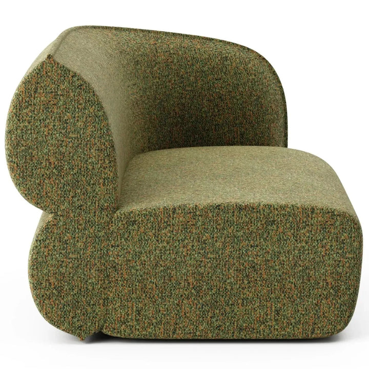 Minimalist fabric modular straight armrest 2 seater sofa pod detail 13.