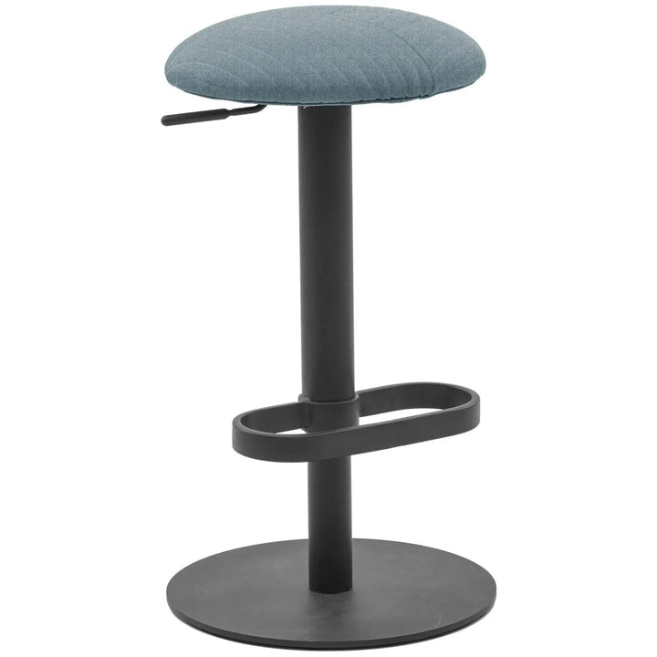 Modernfabric round bar stool shell in white background.