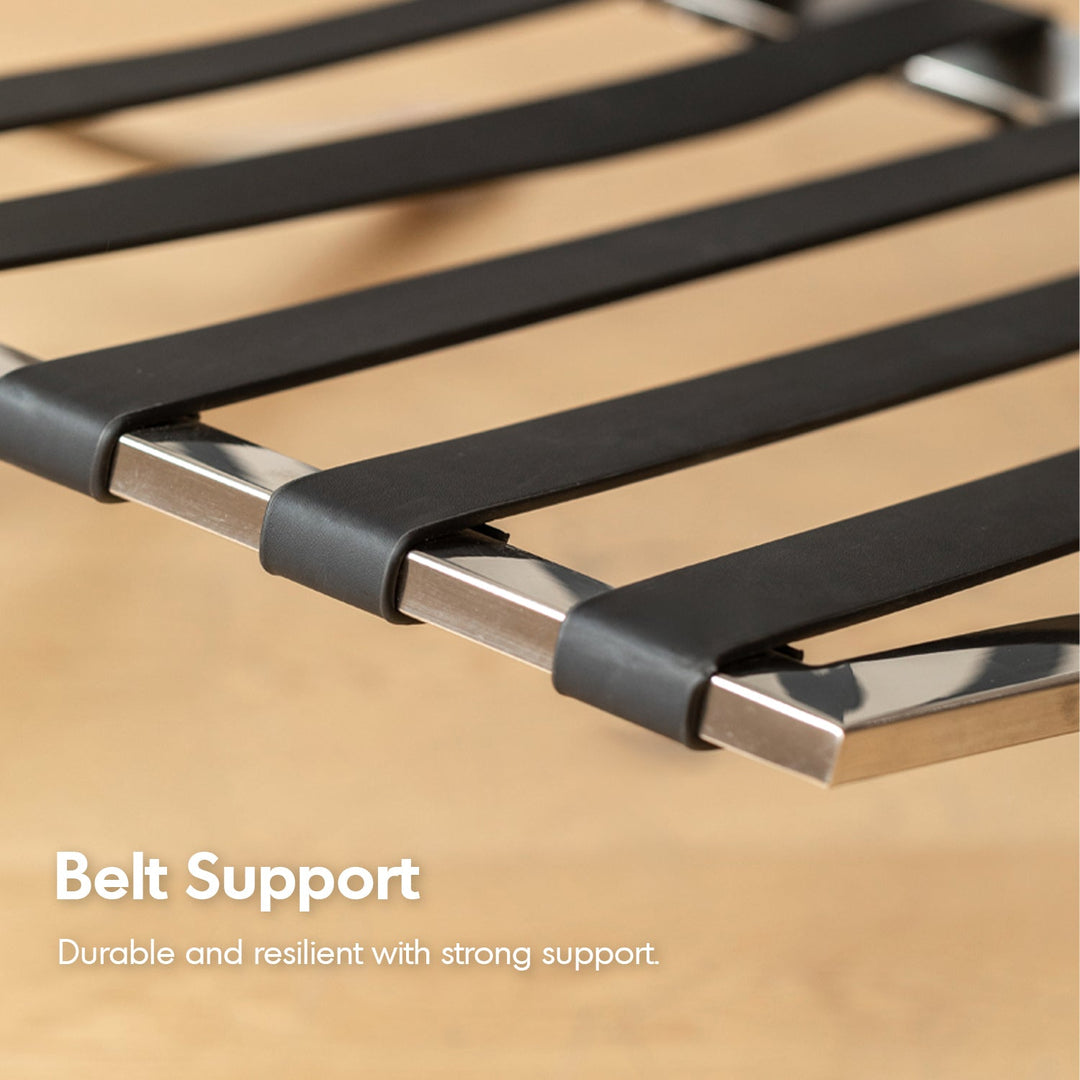 Vintage Genuine Leather Ottoman BARCELONA